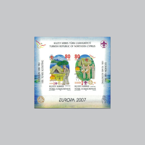2007 Avrupa (İzciliğin 100.Yılı) Bloku