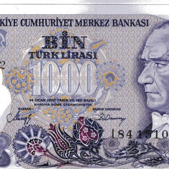 7.Emisyon 2. Tertip 1000 Lira-I84