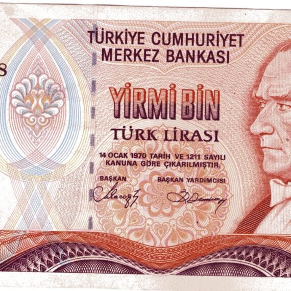 7.Emisyon 1. Tertip 20000 Lira-F20