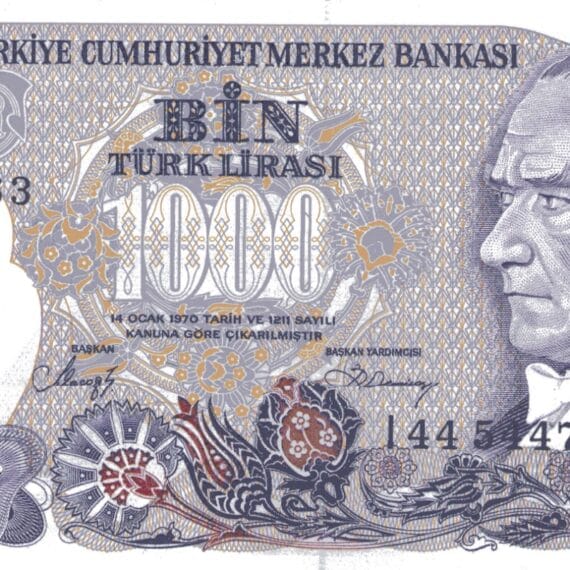 7.Emisyon 2. Tertip 1000 Lira-I44