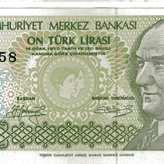 7.Emisyon 1. Tertip 10 Lira-A23