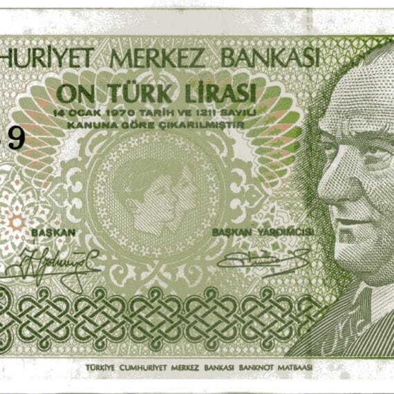 7.Emisyon 1. Tertip 10 Lira-A39