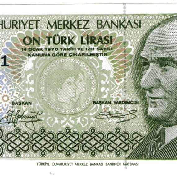 7.Emisyon 1. Tertip 10 Lira-B08
