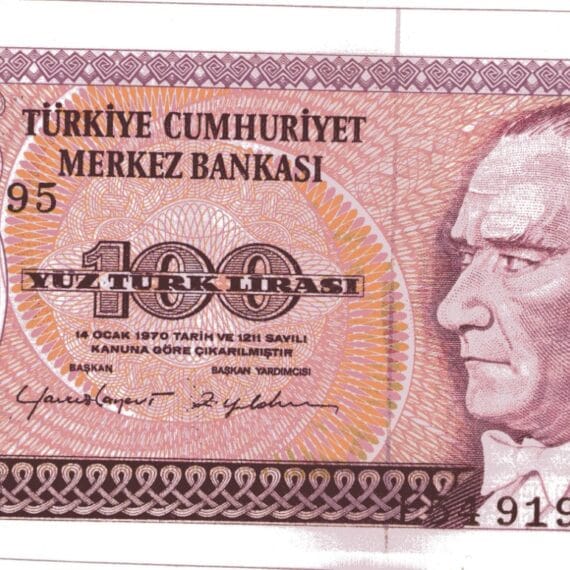 7.Emisyon 2. Tertip 100 Lira-F54