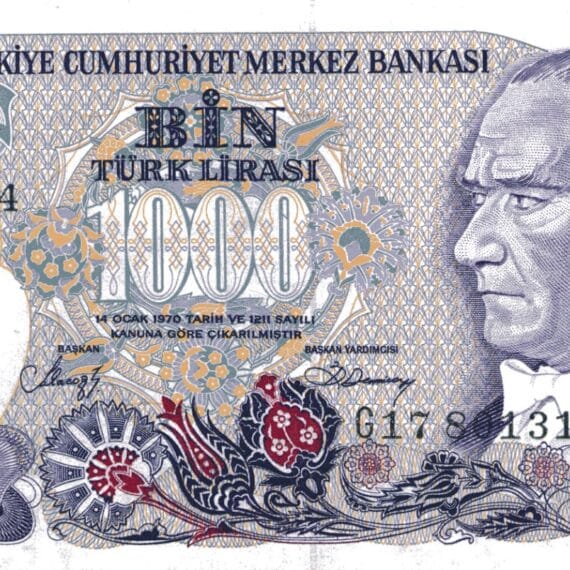 7.Emisyon 2. Tertip 1000 Lira-G17