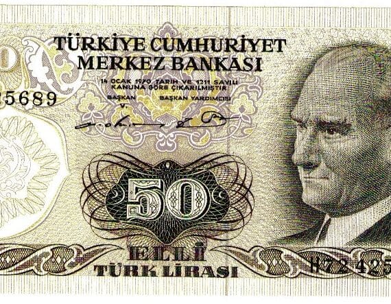 6.Emisyon 1. Tertip 50 Lira-H72