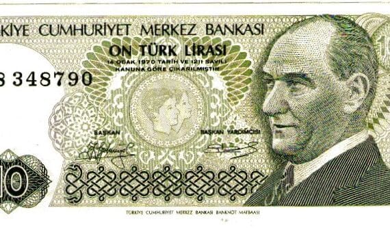 7.Emisyon 1. Tertip 10 Lira-B88