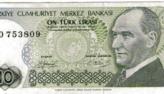 7.Emisyon 1. Tertip 10 Lira-C20