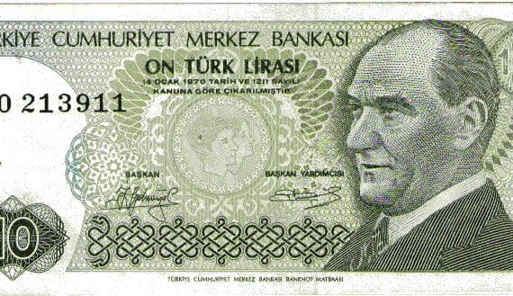 7.Emisyon 1. Tertip 10 Lira-C70
