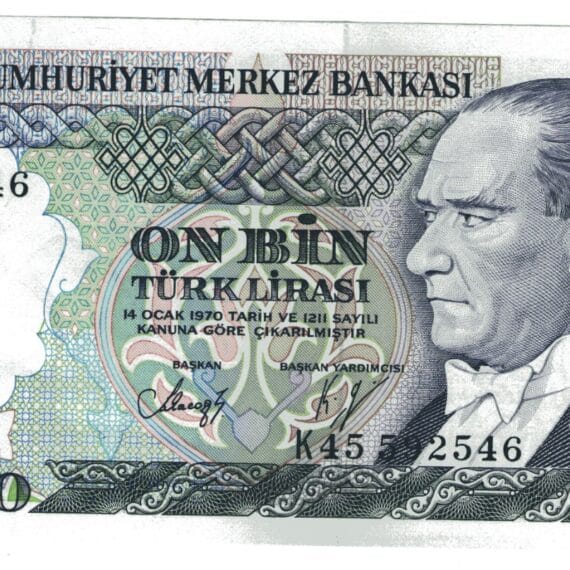 7.Emisyon 4. Tertip 10000 Lira-K45