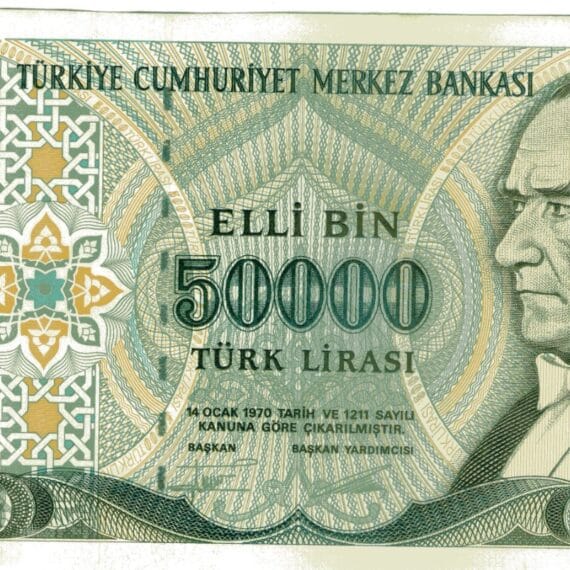 7.Emisyon 2. Tertip 50000 Lira-L80