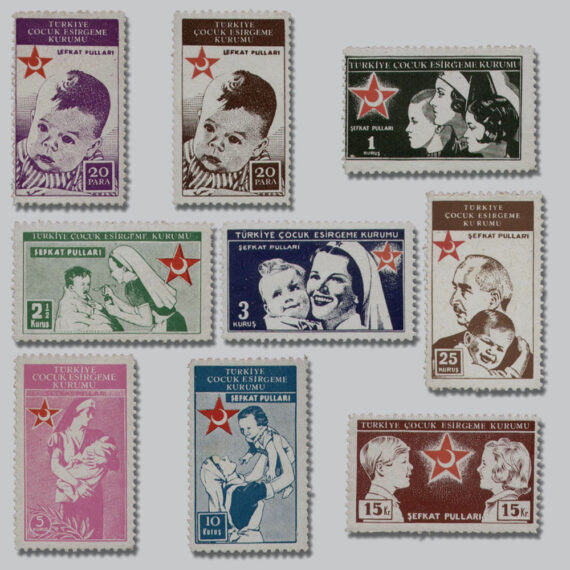 Türkiye Çocuk Esirgeme Kurumu 23 Nisan Çocuk Bayramı Şefkat Pulları