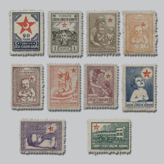 Türkiye Çocuk Esirgeme Kurumu Çocuk Sarayı Pulları