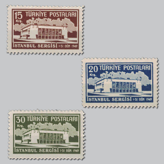 1949 İstanbul Sergisi Pulları