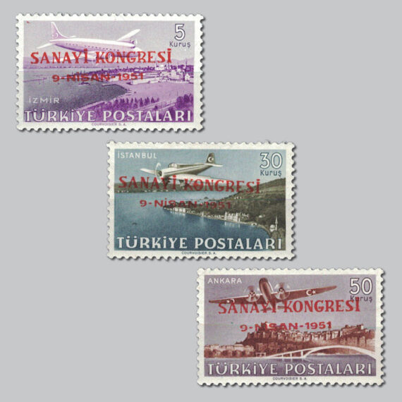 1951 Sürşarjlı Sanayi Kongresi Pulları