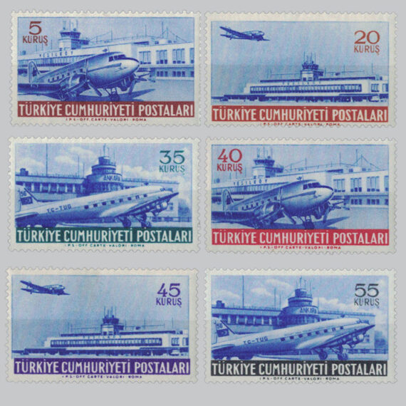 1954 Uçak Pulları