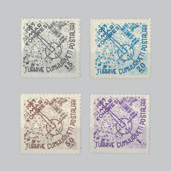 1955 İmar Kongresi Pulları