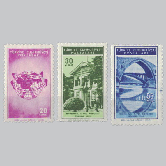 1955 Beynelmilel X.Yol Kongresi Pulları