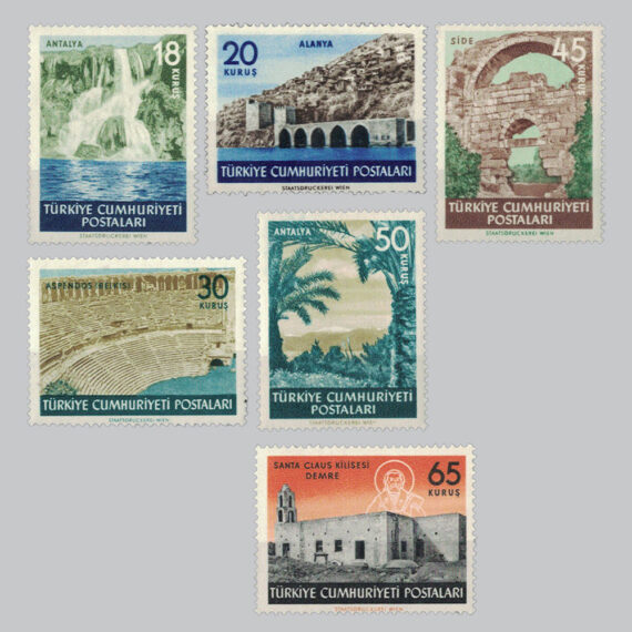 1955 Antalya Turistik Pulları