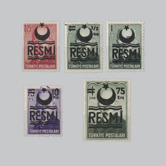 1957 Sürşarjlı Resmi Pullar