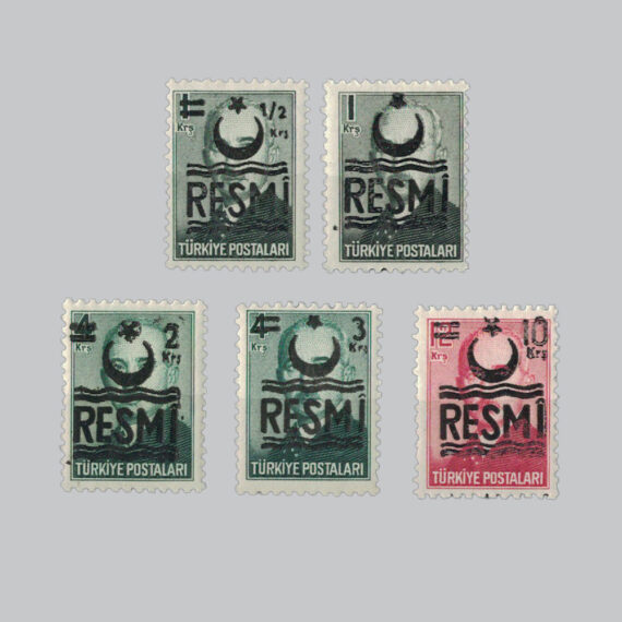 1957 Sürşarjlı Resmi Pullar