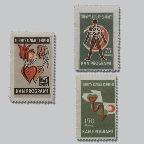 Türkiye Kızılay Cemiyeti Kan Programı Pulları