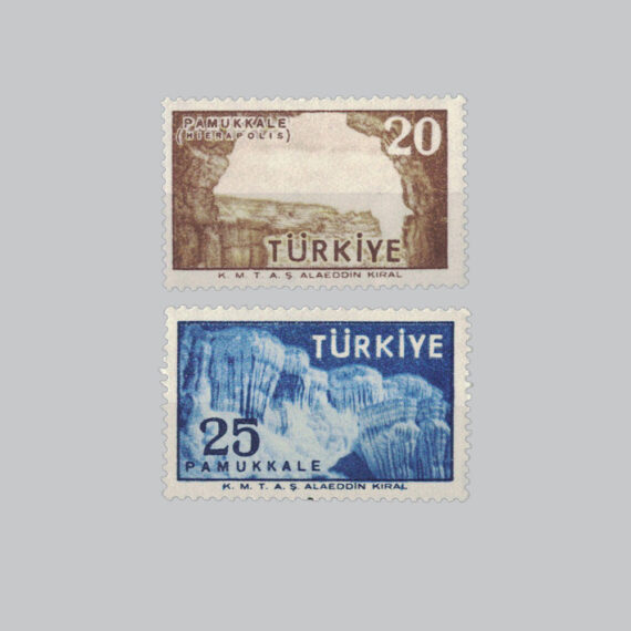 1958 Pamukkale Turistik Propaganda Pulları
