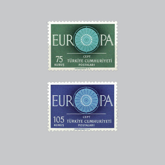 1960 Avrupa Posta ve Telekomünikasyon Konferansı Pulları