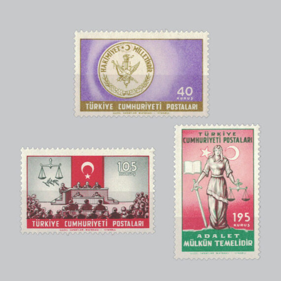 1960 Yassıada Duruşmaları Pulları