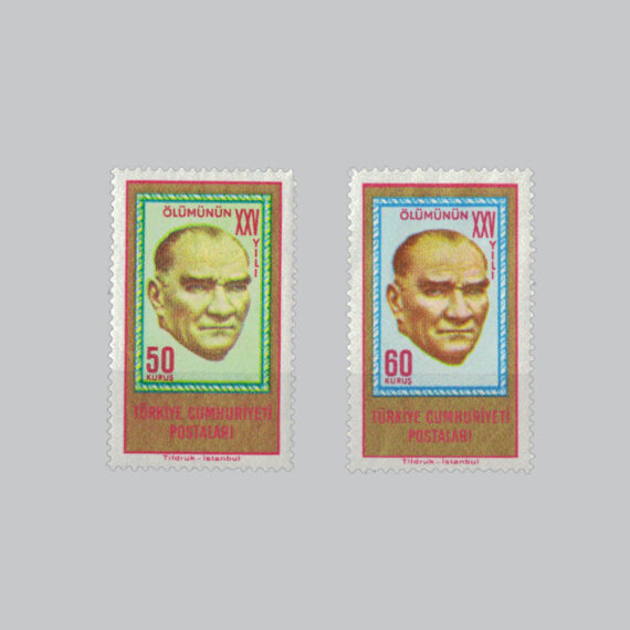1963 Atatürk'ün 25.Ölüm Yılı Pulları