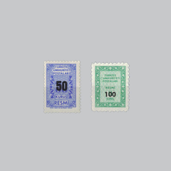 1963 Sürşarjlı Resmi Pullar