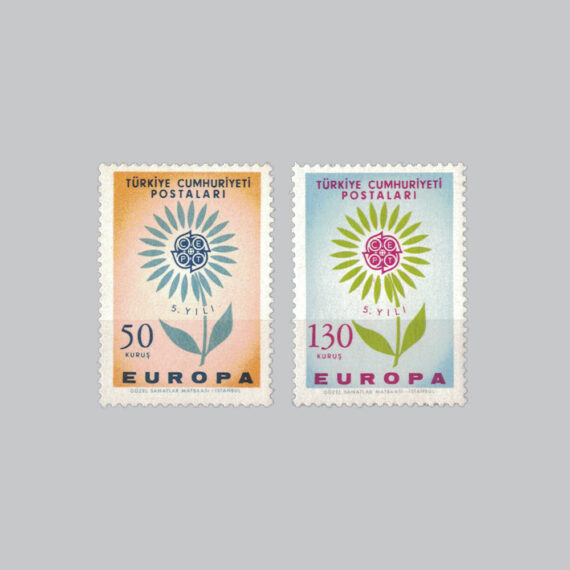 1964 EUROPA CEPT'in 5.Yılı Pulları