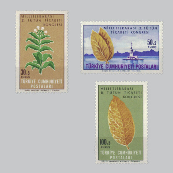 1965 Milletlerarası 2.Tütün Ticareti Kongresi Pulları