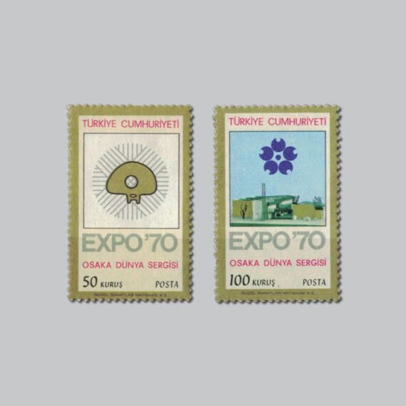 1970 EXPO 70 Osaka Dünya Sergisi Pulları