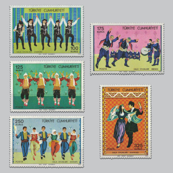 1975 Halk Oyunları Pulları