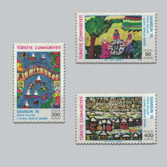 1976 Samsun 76 Posta Pulları 1.Gençlik Sergisi