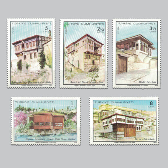 1978 Geleneksel Türk Evleri Pulları