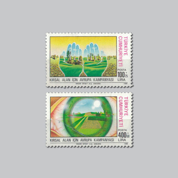 1988 Kırsal Alan İçin Avrupa Kampanyası Pulları