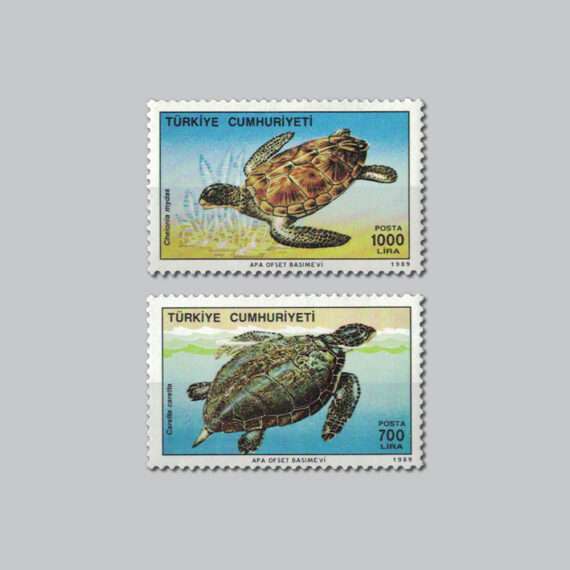 1989 Deniz Kaplumbağaları Pulları