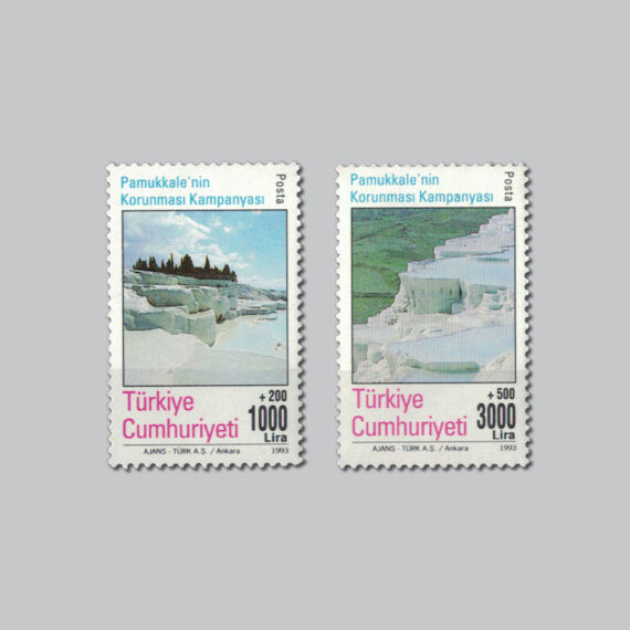 1993 Pamukkalenin Korunması Kampanyası Pulları