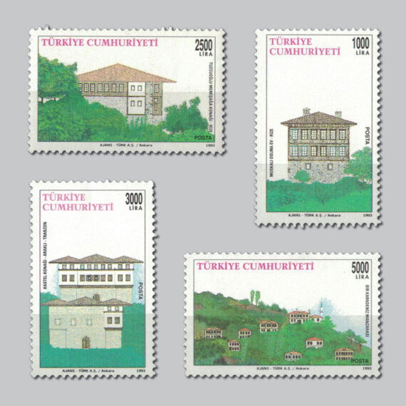 1993 Geleneksel Türk Evleri Pulları