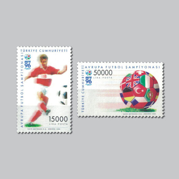 1996 Avrupa Futbol Şampiyonası Pulları
