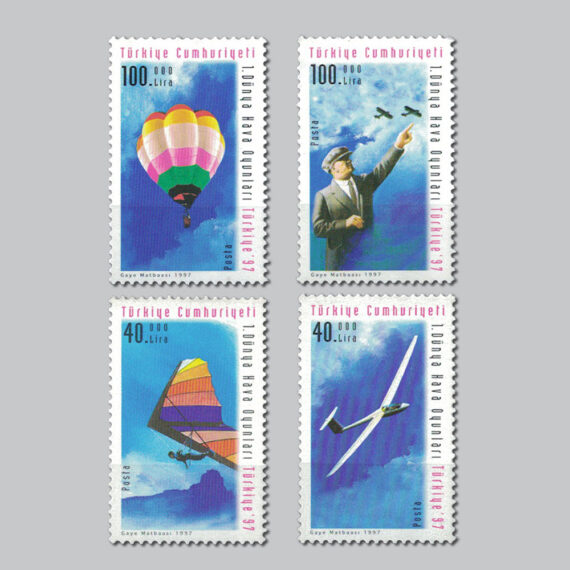 1997 1.Dünya Hava Oyunları Pulları