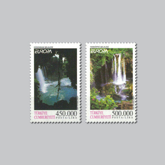 2001 Europa Cept Doğal Su Zenginliği Pulları