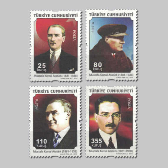 2010 Atatürk Konulu Sürekli Posta Pulları