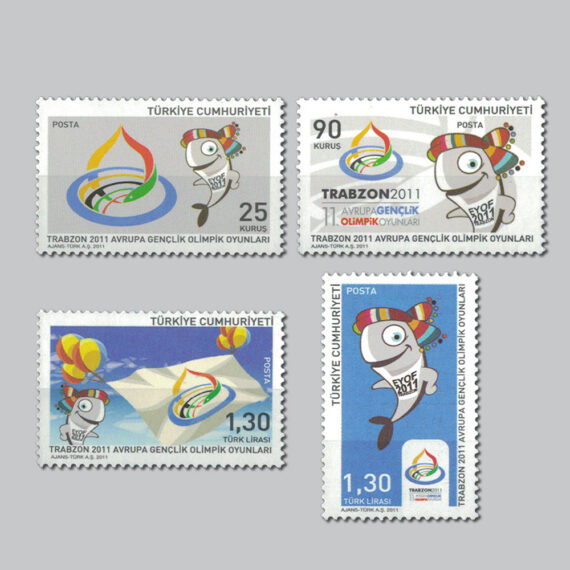 2011 Trabzon 2011 Avrupa Gençlik Olimpik Oyunları Pulları