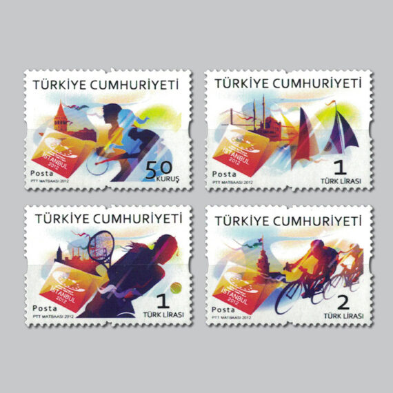 İstanbul 2012 Avrupa Spor Başkenti Pulları