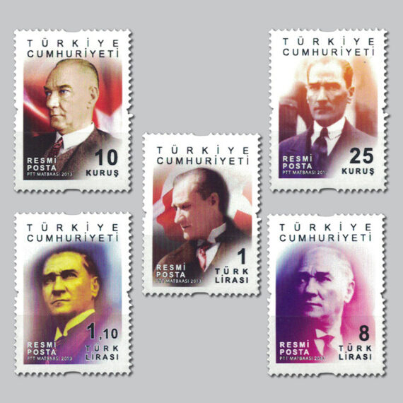 2013 Atatürk Konulu Resmi Posta Pulları