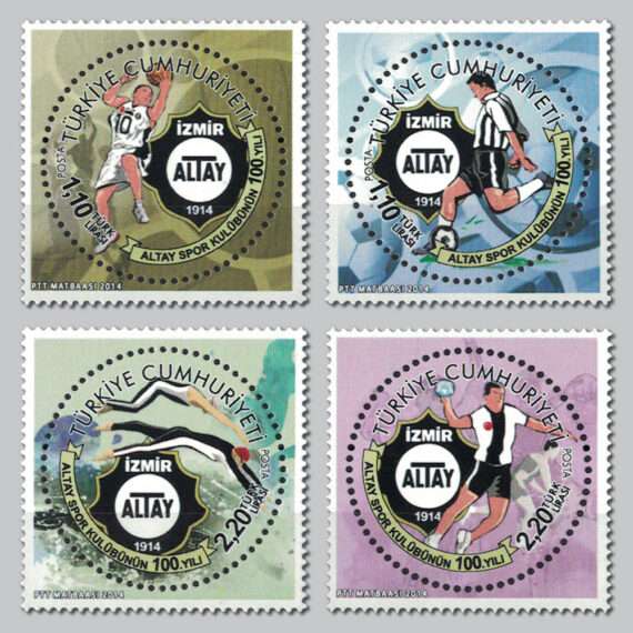 Altay Spor Kulübünün 100.Yılı Pulları