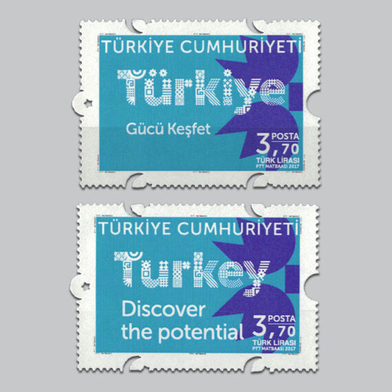 Türkiye Gücünü ve Potansiyelini Keşfet Konulu Sürekli Posta Pulları